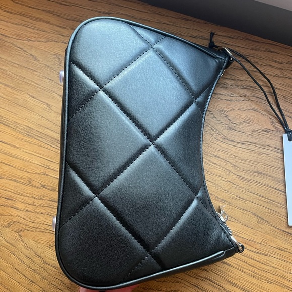 NWT Lambert Andy black quilted vegan leather 3 in 1 bag - Picture 11 of 14